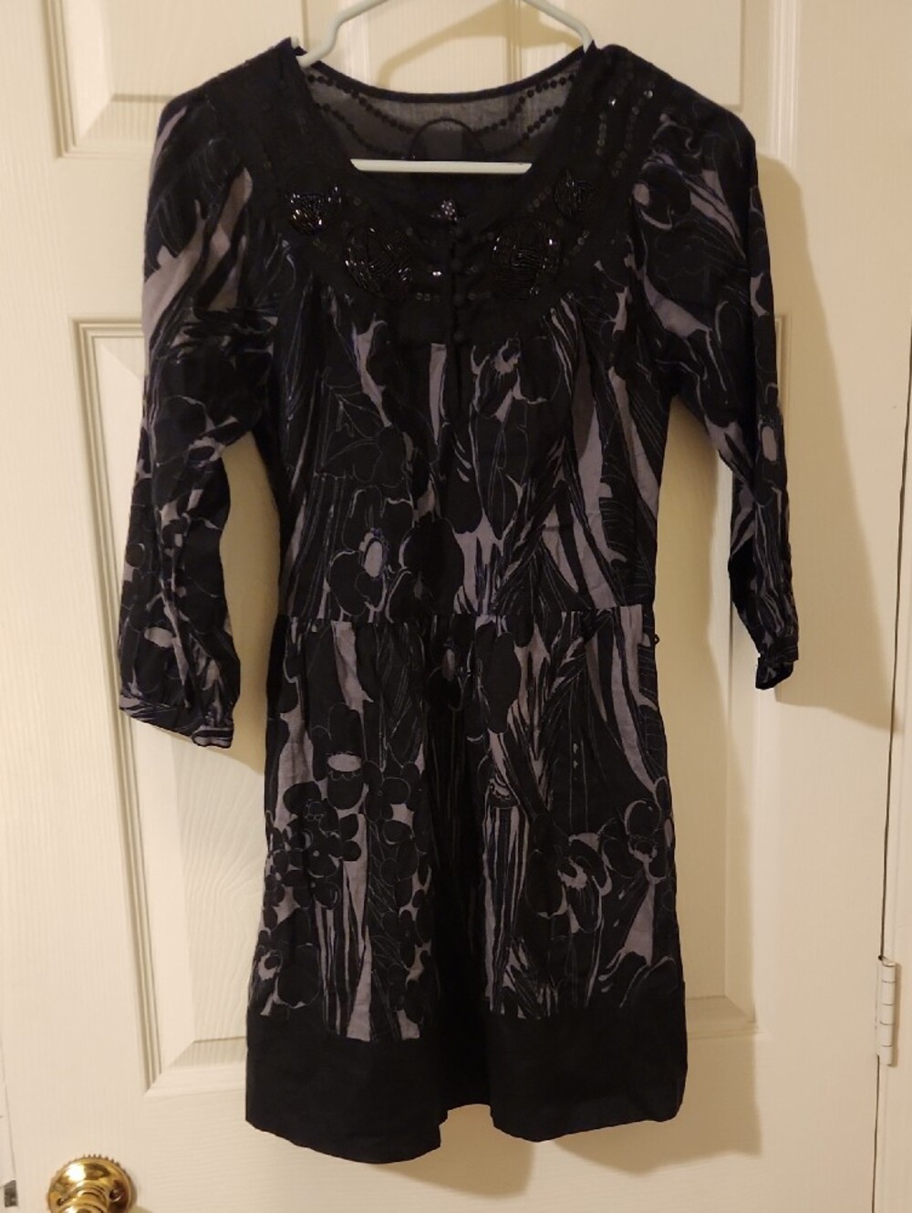 Forever 21 Cotton Women's Whimsy Goth Blouse - Sz Small -